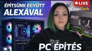 &Eacute;p&iacute;ts&uuml;nk Egy&uuml;tt Alex&aacute;val &Uacute;j &eacute;v &Uacute;j &eacute;p&iacute;tkez&eacute;s😍❤️ #hungary #gaming #pcbuild  #foryou #pc #tech #podcast