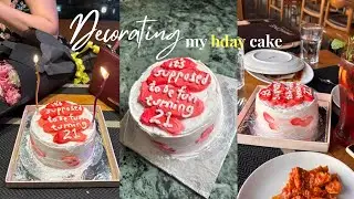 Taylor Swift Theme Pink Bento Cake | Decorate Bento Cake With Me | Chocolate Bento Cake