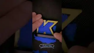 ASMR Satisfying Kinetic Sand with the Letter 