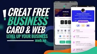 Create a FREE Digital Business Card in 2026 | Tutorial + NFC Tap Card Setup (Easy 5-Min Guide!)