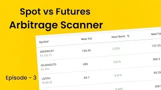 Finding Spot to Future Arbitrage Opportunities Using EQSIS Arbitrage Scanner