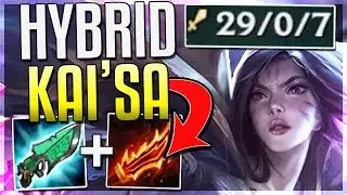 RAGEBLADE KAI'SA IS SO STUPID! UNSTOPPABLE BUILD! Kai'sa Gameplay - League of Legends