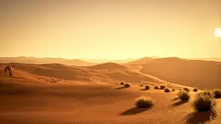 Haunting Arabian Desert Ambience 🌙 | Hypnotic Melodies & Soothing Dune Winds | 1 Hour