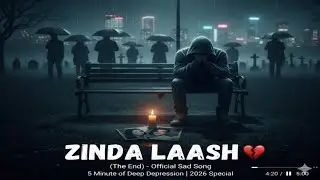 ZINDA LAASH 🥀 (The End) - Official Sad Song | 5 Minute of Deep Depression | 2026 Special