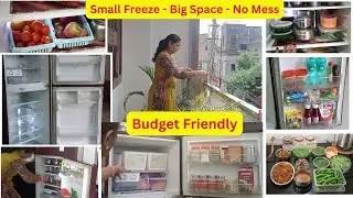 How to Organize a Small Fridge Like a Pro | Space Saving & Money Saving Hacks | Me & My Life