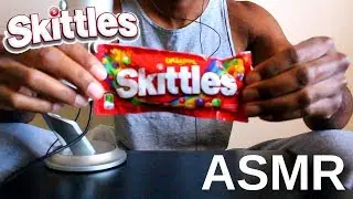 ASMR EATING SKITTLES CANDY NO TALKING ( crunchy mouth sounds ) | ASMR TY