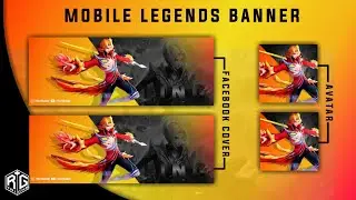 How To Make Mobile Legends Banner | Facebook Cover | PS Touch Tutorial | RG Tricks