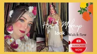 Very Beautiful, Haldi look 💛 Shoot Vlog thank you guys plz subscribe my channel 😊￼👍🏻#youtube #vlog 