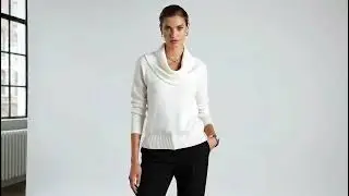 The PERFECT Lightweight Cowl Neck Sweater! 🍂 Soft, No-Itch Knit Review & Try-On