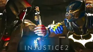 Red Hood vs Batman, Robin y Joker Injustice 2
