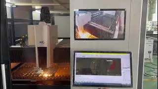 Samsung KR Laser 6kw double table close body high speed laser cutting machine