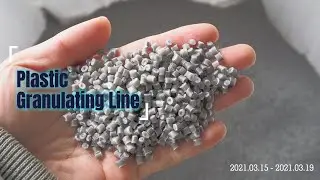 Cutter Compactor Plastic Pelletizing Machine Line For LDPE HDPE Stretch Film and PP Woven Bag
