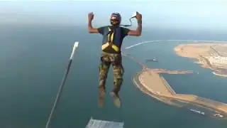 BASE Jump by Sri Lanka Army Parachute Team