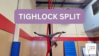Thigh Lock Split | Aerial Silk Tutorial