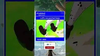 Luffy One Punched Kuma #onepiece #luffy