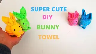 Towel bunny DIY | How yo make towel bunny