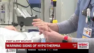 Warning signs of hypothermia