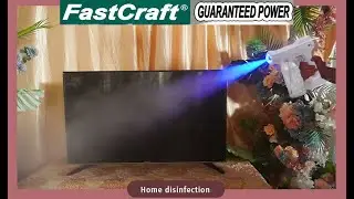 FastCraft Atomizer Sprayer Gun Disinfectant Fogger Gun Nano Blue Cordless GUARANTEED POWER