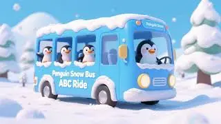 Penguin Snow Bus ABC Ride 🐧🚌❄️ | Learn the Alphabet in the Snow!