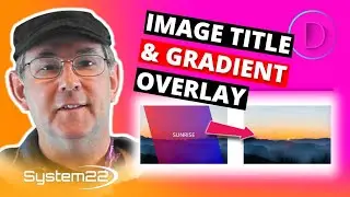 Divi Theme Image With Diagonal Gradient Overlay And Title 👈