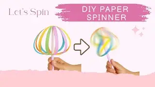 DIY Paper Spinner/ Rebon Art Lab &ndash; Art education Kits for Creative Kids
