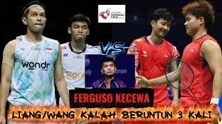 🔥FERGUSO KECEWA, Fajar/Fikri Kalahkan Liang/Wang #denmarkopen2025 #fajar/fikri 