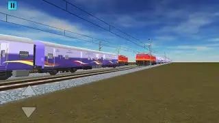 Indian train WAP5 WAP4 locomotive 🚂 simulator game play like and subscribe channel and subscribe 
