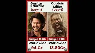 Gunturkanntatar vs captain Miller movie comparison in box #viral #trending #shorts #youtubeshorts