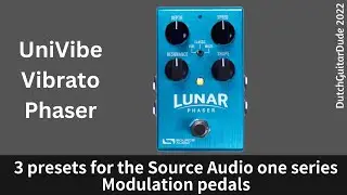 Source Audio one Series Modulation presets by me