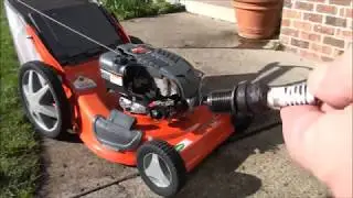 Газонокосилка Scott's Briggs Intek с двигателем OHV простаивает. Не заводится. Как почистить карб...