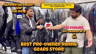 Most affordable Pre-Owned Riding gears - Alpinestar and dainese at 10K