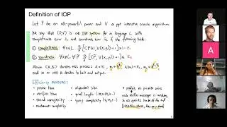 Lecture A.7: Intro to IOPs - Alessandro Chiesa