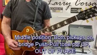 2017 Gibson LP Traditional, Larry Corsa Conversion