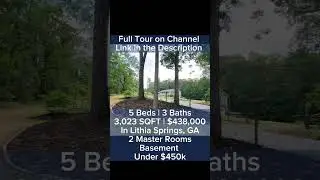 BEAUTIFUL HOME w 1.83 ACRES for Sale in Lithia Springs, GA - 5 Beds, 3 Baths - Georgia Real Estate