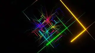 Multicolor Seamless Neon Squares on Mirror Background VJ Loops #neon #vjloops #abstract