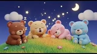 Four Little Toy Teddy Bears Sleep Sleep Sleep | Nursery Rhymes for Kids & Baby Songs