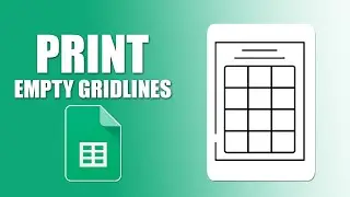 How to print empty gridlines in google sheets