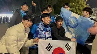 Dalla Corea🇰🇷 al Maradona per Napoli-Juve: entusiasmo alle stelle!🔥