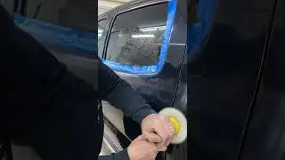 Quickly wet sand and polish clear coat #polishing #clearcoat