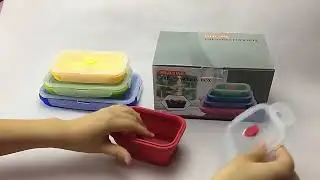 Silicone Collapsible Food Storage Container Manufacturer KitchenGX
