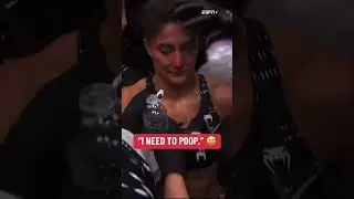 She want poop during fighting👊.#ufc #mma #ufcfighter #loopygodinez #juliapolastri #fightnight