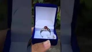 Total Weight 18.21ct Only Heated Natural Cabochon Intense Red Ruby 925 Silver Ring 7US