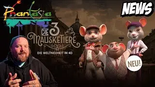 Jetzt Neu im PHANTASIALAND - Die WELTNEUHEIT - Die 3 Mausketiere in 4D - Ride Review NEWS