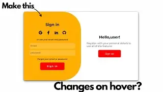 Animated Login Form in HTML and CSS.