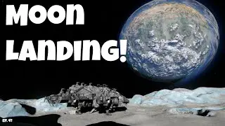 Moon Landing! - Space Engineers Let's Play - Episode 41