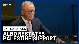 Australian Prime Minister Anthony Albanese Restates Support For Palestine At United Nations | 10 New
