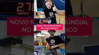 😱 NOVO RECORDE MUNDIAL no Cubo M&aacute;gico | 2.76 segundos Teodor Zajder