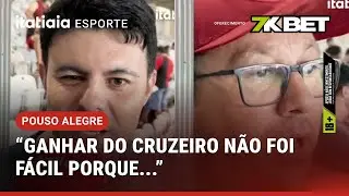 TORCIDA DO POUSO ALEGRE REAGE A PRIMEIRA VIT&Oacute;RIA NA HIST&Oacute;RIA CONTRA O CRUZEIRO NO MINEIR&Atilde;O