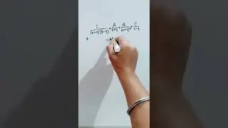 Solving Partial fraction problems🔥👌📝 #shorts #ytshorts #maths #mathematics #mronkoshorts #mathshorts