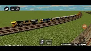 Roblox [RO-Scale] NSW Pacific National SSR102 PB 3 T279 Gondola Paint Cargo Freight Train Tangara
